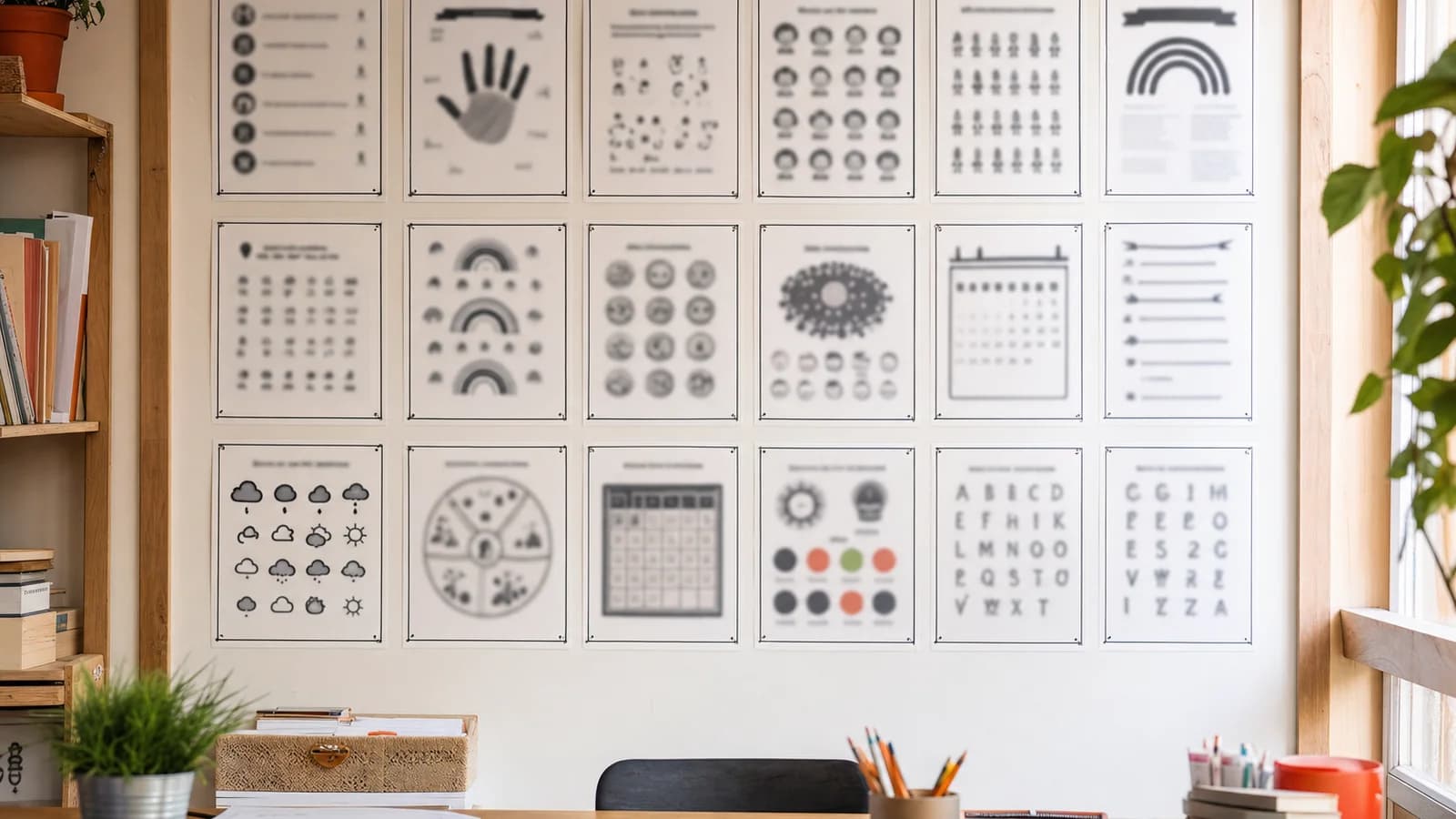 Les 18 affichages de classe essentiels - guide zéro budget - couverture