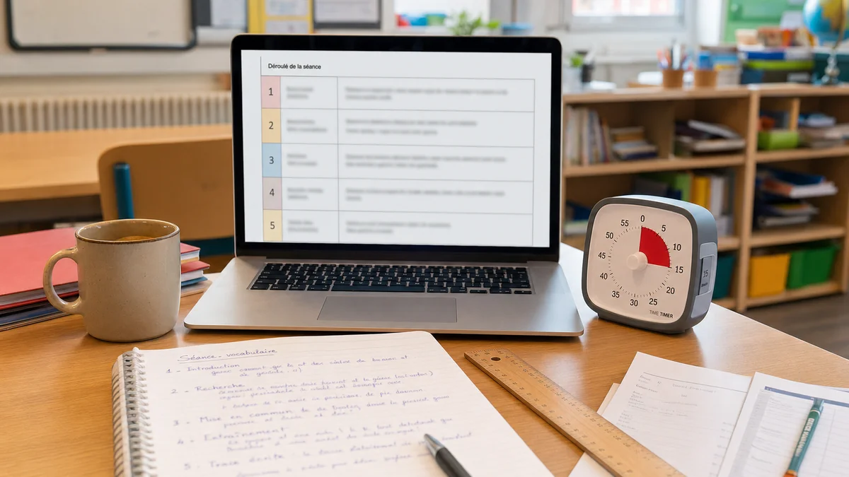 Couverture : Fiche de prep en 15 min : la méthode du squelette
