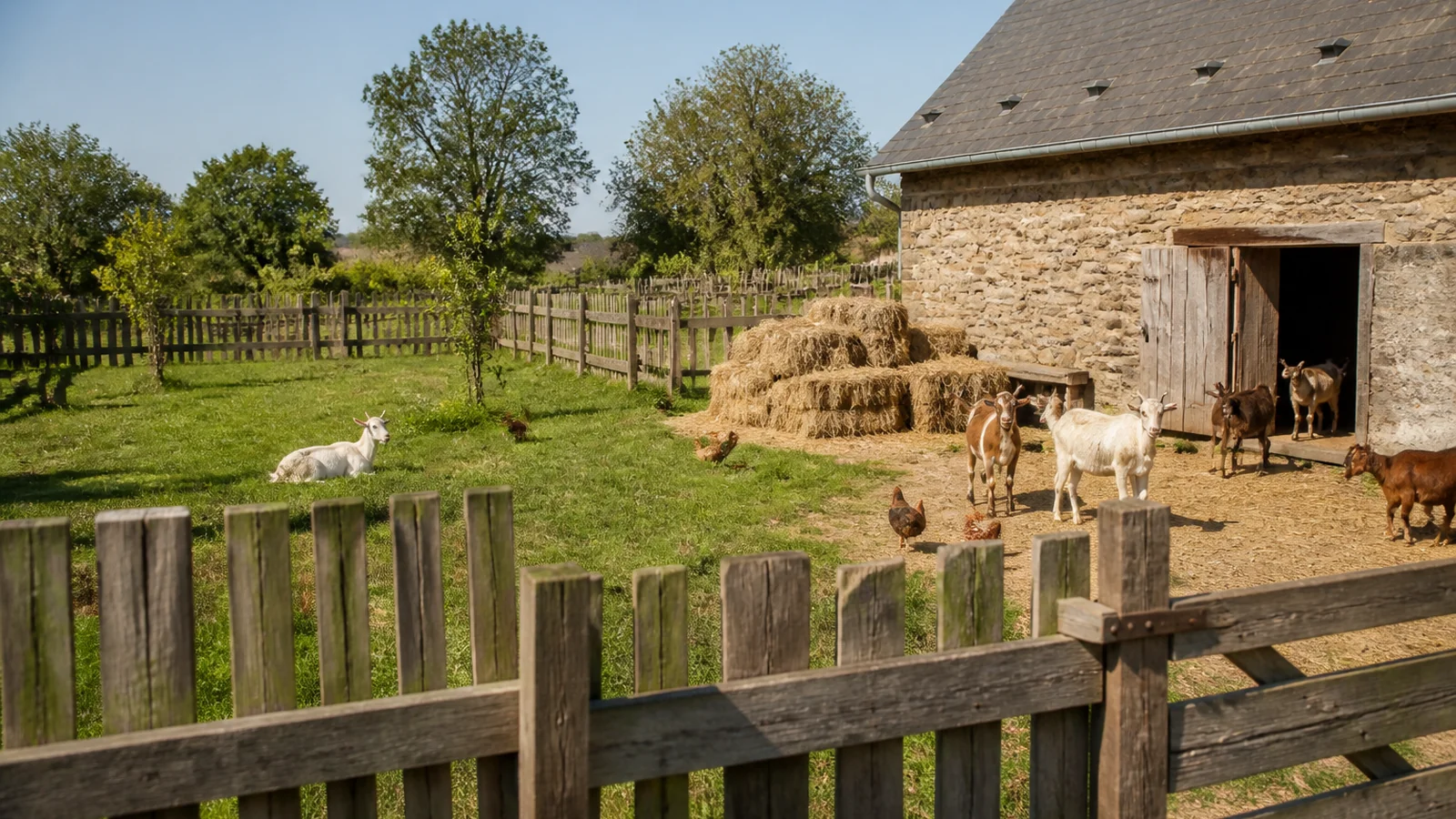 Sortie scolaire nature dans une ferme pédagogique, idée de sortie pour l’école primaire